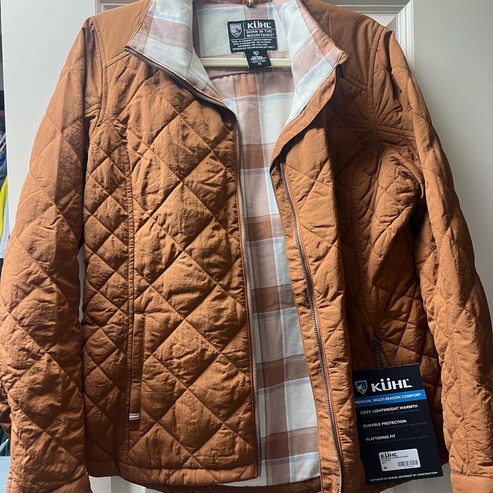KÜHL Brown Quilted Jacket